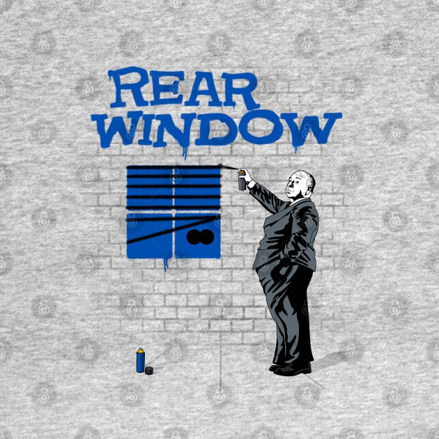 Rear Window Hitchcock by Malakian Art